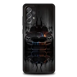 Sleek Black Cool Sports Car Phone Case - Soft Shell Design - Samsung A22 5G (A1)