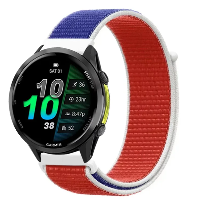Nylon Loop Strap - 22mm/20mm Flag Style Fashion Band