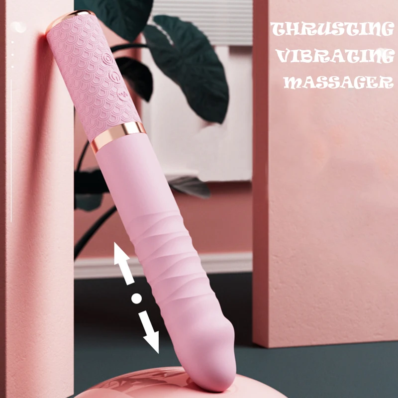 Teleskop-G-Punkt-Dildo, Vagina, Klitoris-Stimulator, Vibrator für Frau, Stoßstab, Spielzeug für Erwachsene, 18, weiblicher Masturbator, Sexmaschine