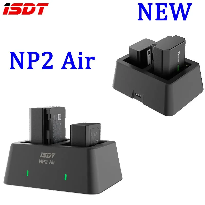 

ISDT NP2 Air 25W Mix-Dual Channel Charger for SONY Digital Imaging Equipment NP-BX1 NP-FZ100 NP-FW50 Battery