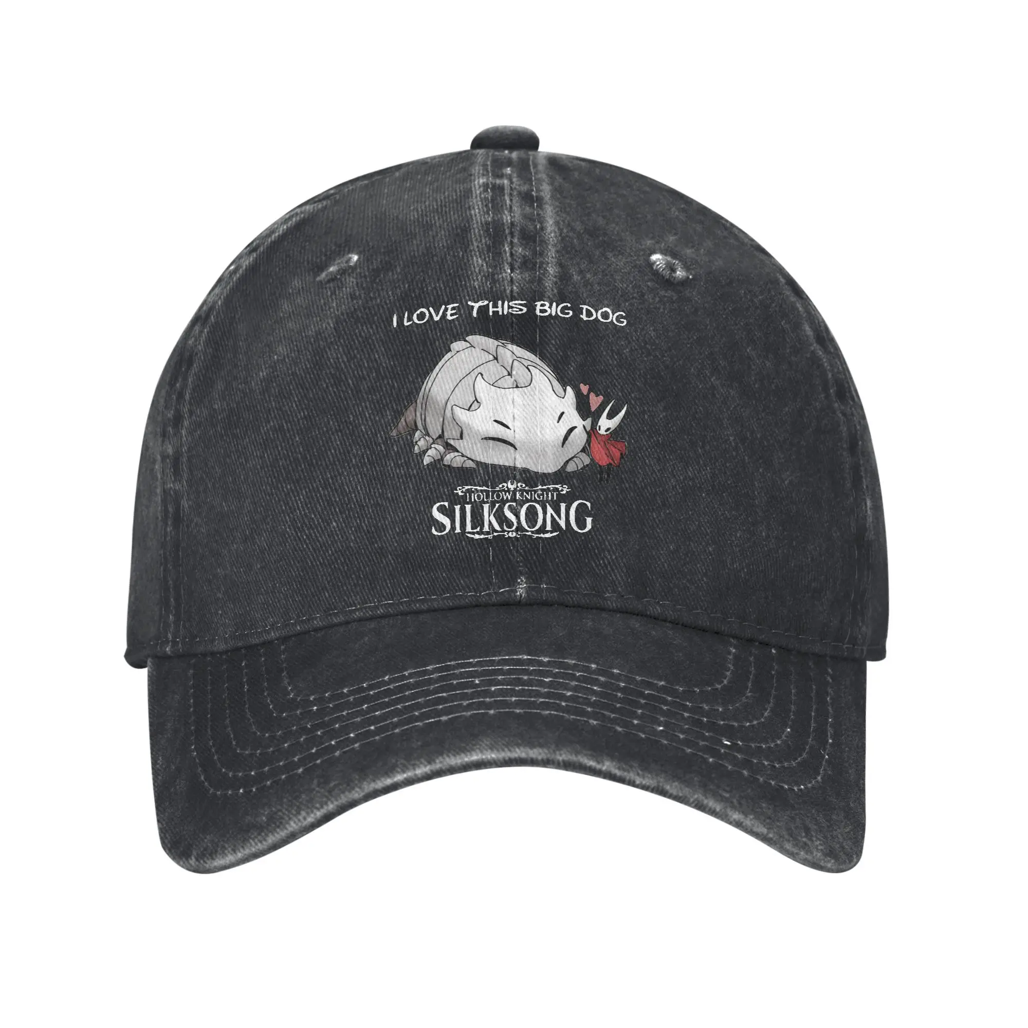 Bell Beast Hollow Knight Silksong Baseball Caps Distressed Washed Indie Game Snapback Hut Männer Frauen Outdoor Workouts Weiche Hüte