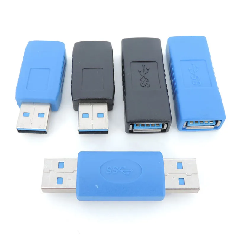 

Переходник с USB 3,0 AM на AF «папа» «мама»