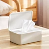 S/M Size Wet and Dry Tissue Box with Cover Portable Kitchen Bathroom Plastic Wet Wipes Napkin Press Tissue Box Holder Container 1