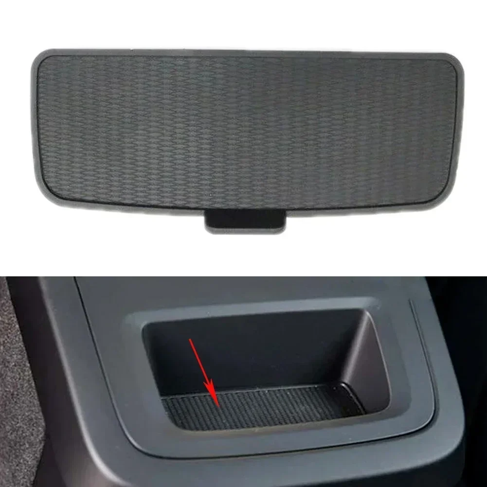 Car Interior Organizer For Volvo XC60 XC90 V90 S60L S90L Rear Armrest Storage Tray Water Cup Rubber Bottom Pad Anti Slip Trim Mat 31389183 Accessories