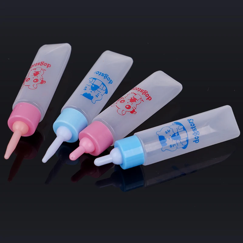Pet Milk Feeding Bottle Silicone Nipple Baby Hamster Newborn Cat Nursing Drinking Bottle Kitten Puppy Small Animals Feeding Tool 6