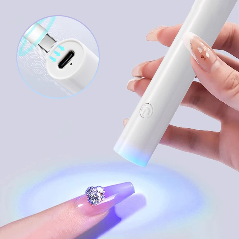 Mini Handheld Nail Enhancement Slot Lamp Gel Nail Polish Curing Lamp Wireless Dryer Small and Convenient nail curing lamp