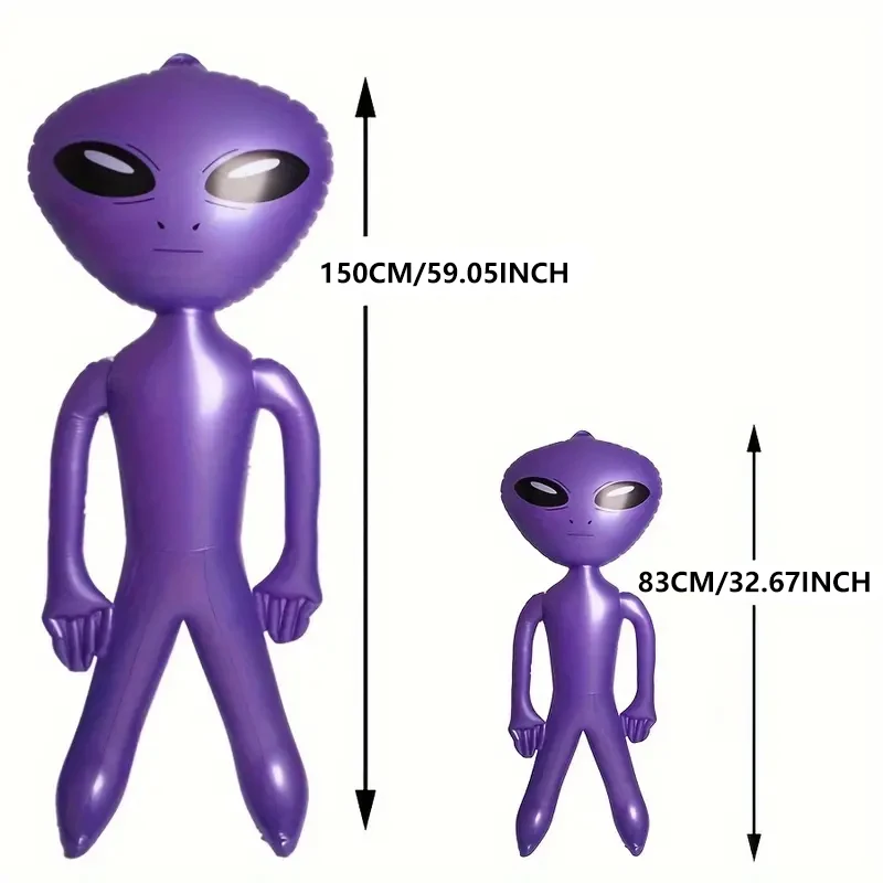 Cross-border Inflatable Alien Doll Halloween Bar Decoration Toy