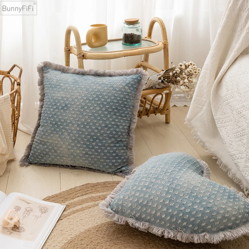 Set Di 2 Federe Per Cuscini 45x45 Cm In Ciniglia Morbida - Cuscini Decorativi Quadrati Per Divano, Letto, Auto - Colore Grigio