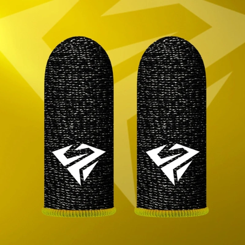

652F Touch Screen Fingertip Gloves for E-sports Game Breathable Sweat Resistant Fingertip Cover for Gamer Gaming 1 Pair