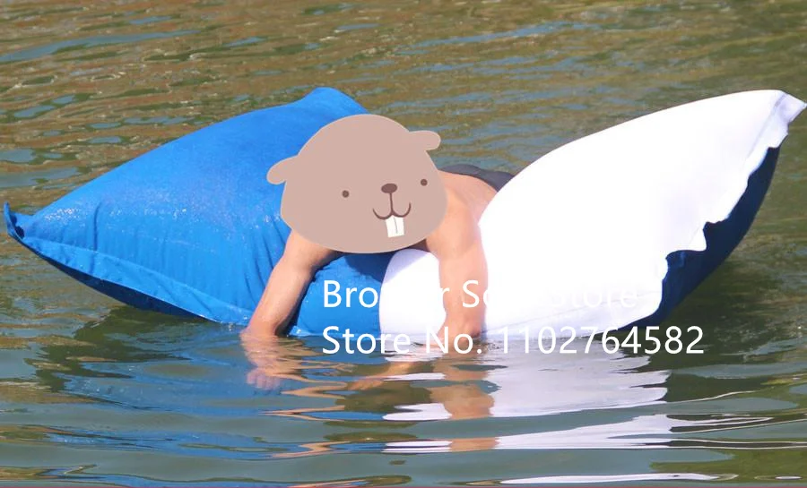 Just Cover!!! Pool Floating Beanbags Waterproof XXL Giant Bean Bag Sitzack Large Bean Bag Sofas Outdoor Cushion Cover Beanbag