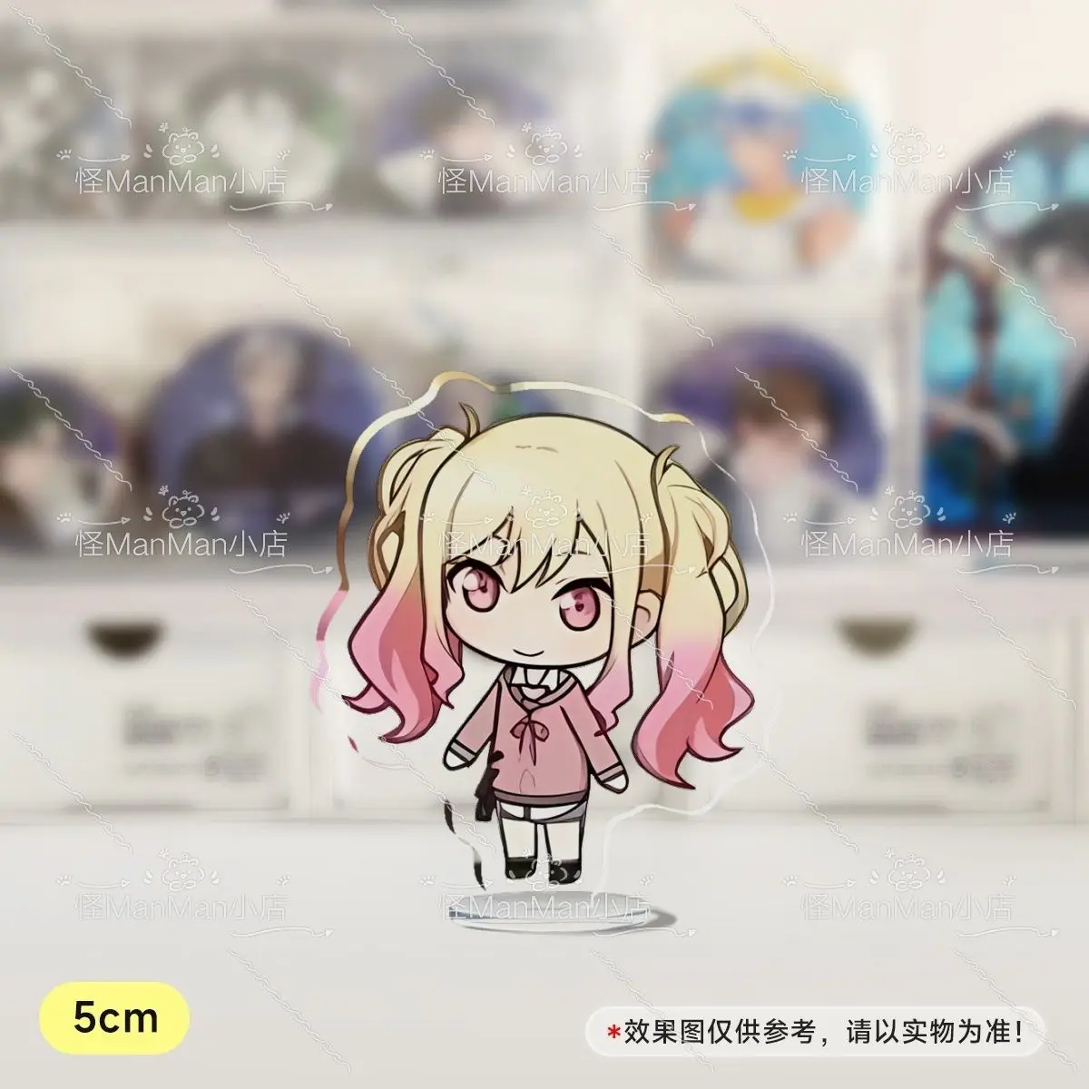 Colorful Stage Desk Decor: Kamishiro Rui & Tenma Tsukasa Acrylic Ornaments