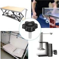 5-10pcs Hex Star KNOB ด้ายชาย CLAMP KNOB สกรู M4/M5/M6/M8/M10 มือกระชับสกรูหัวเส้นผ่านศูนย์กลาง 25 มม.32 มม.38 มม. 6