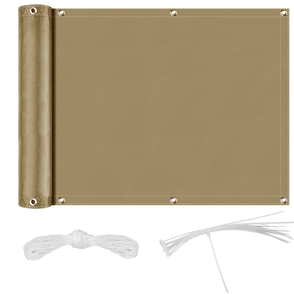 Waterproof Balcony Privacy Screen with UV Protection