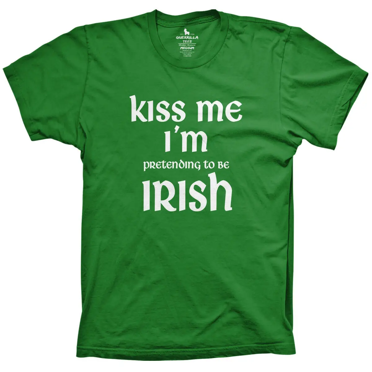 Kiss Me Im Finta Di Essere Camicia Irlandese Camicie Da Giorno Divertenti Di San Patrizio