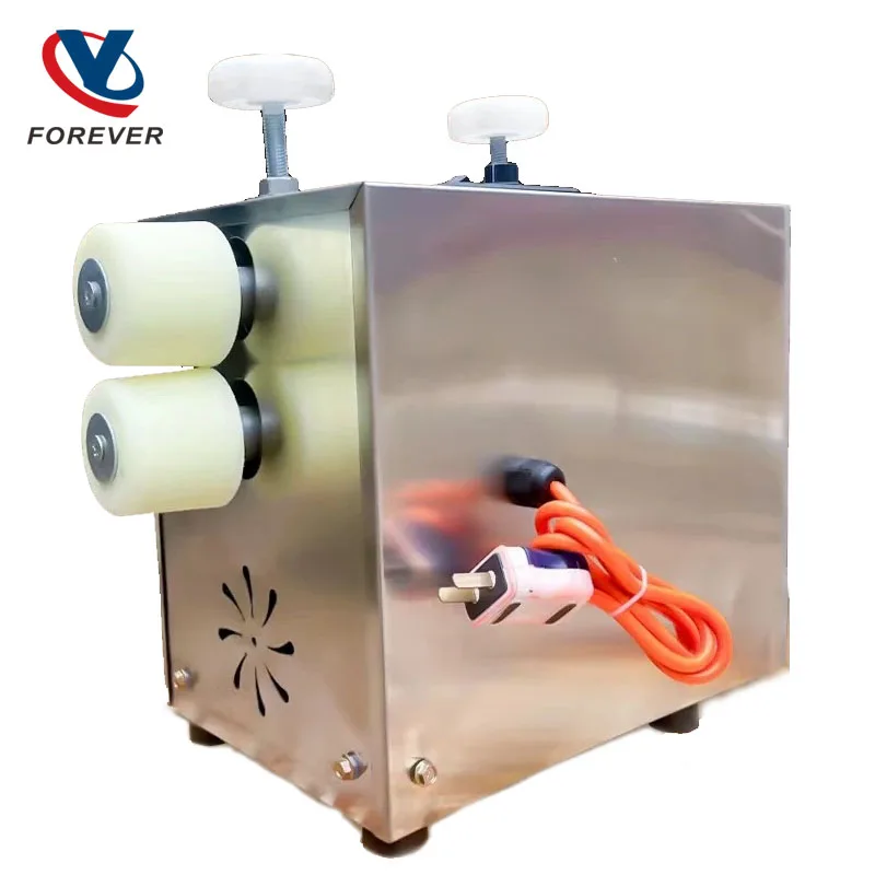 Electric Dumpling Embossing Machine Commercial Small Dumpling Skin Lace Machine Pounding Lotus Leaf Edge Grinding Maker