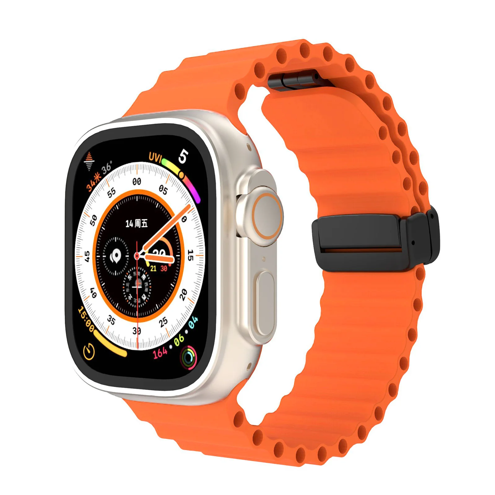 Ocean Magnetic Silicone Strap Bracelet