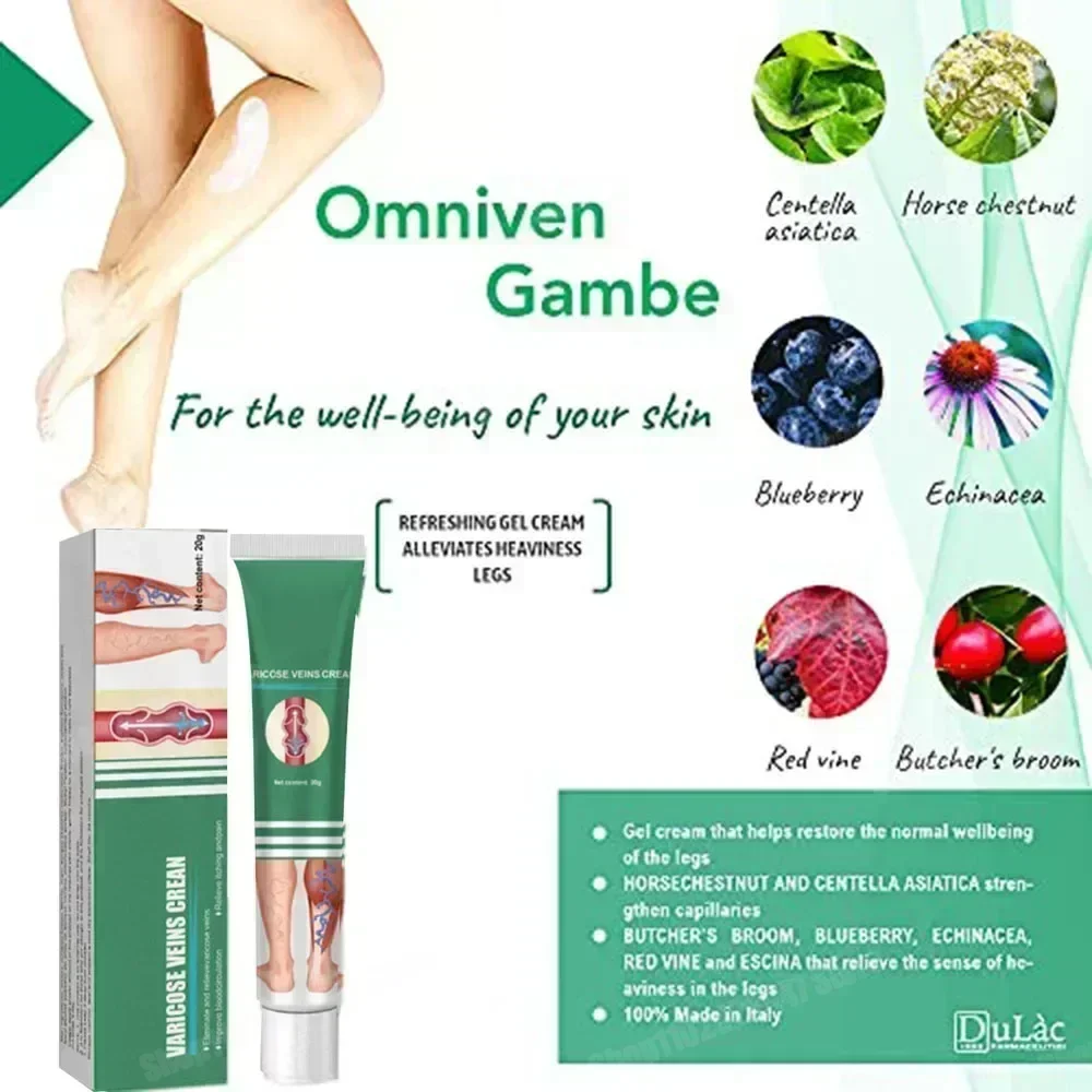 Improving moderate varicose veins, relieving pain, and improving blood circulation in both men and women