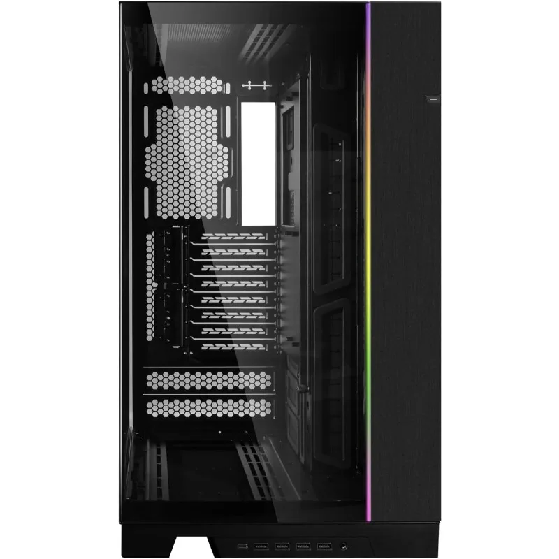EVO XL - Up to 280mm E-ATX motherboard - ARGB lighting strips - Up to 3X 420mm radiator -Front and side tempered glass panels 4