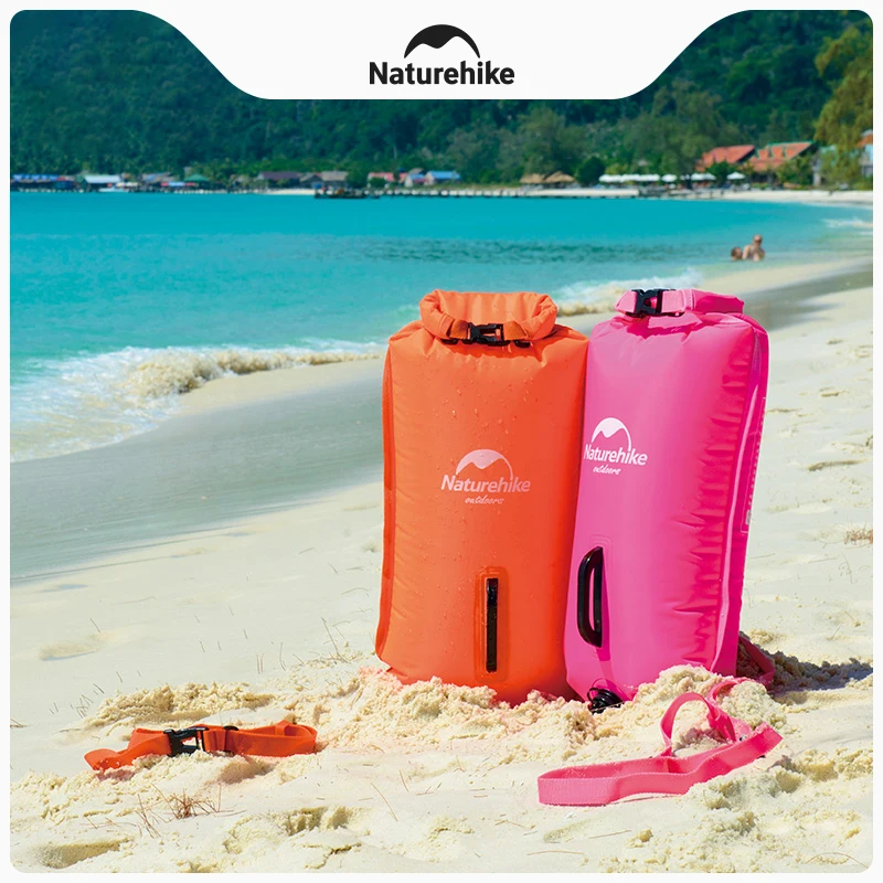 Naturehike Inflatable Waterproof Bag 18L Aquatic Sports Float Storage Bag Swimming River Boating Rafting Dry Wet Separation