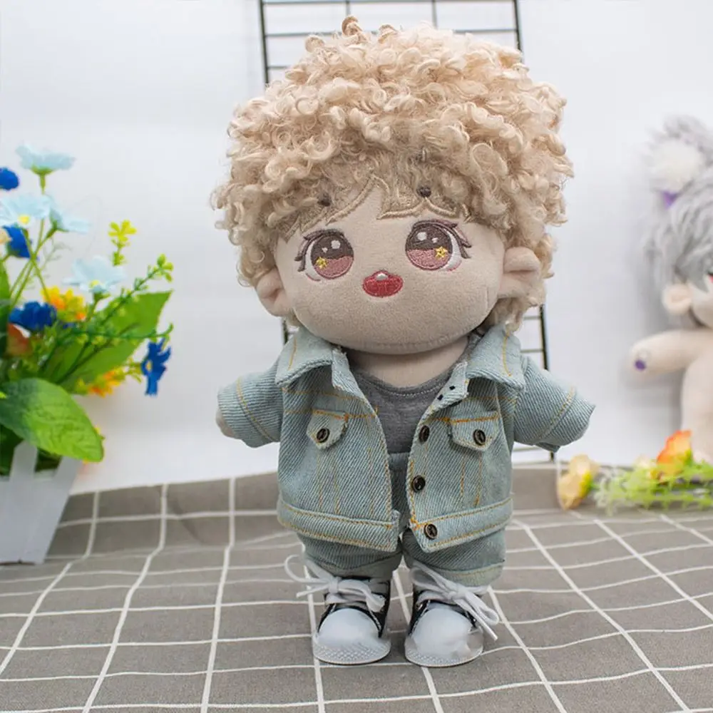 15cm/20cm Jeans Jacket Pants Suit Cotton Doll Casual Wears Coat Clothes Doll Clothes 1/12 Dolls Clothes Accessories