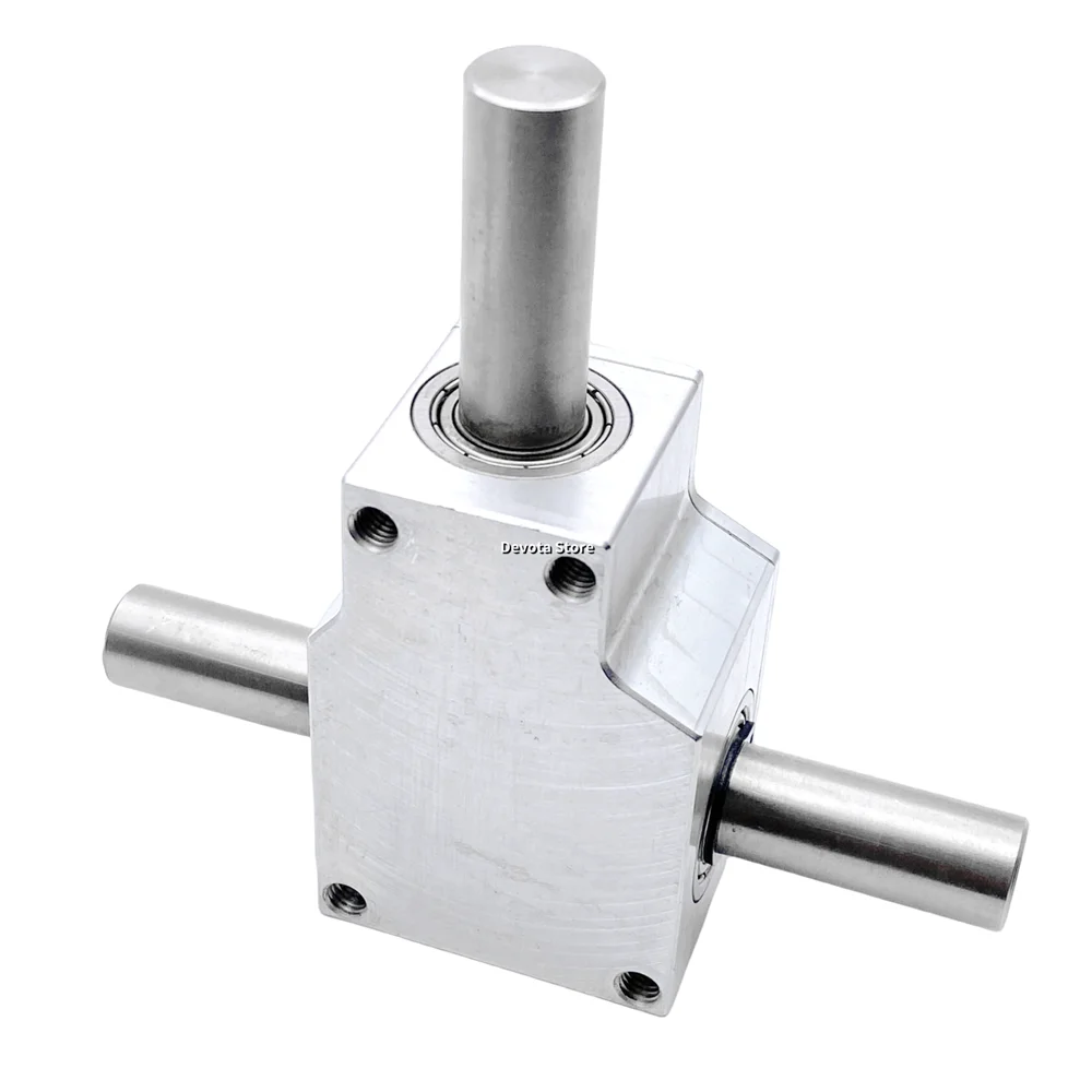 Caixa Chanfrada Espiral de Canto Reto Eixo de Saída Duplo Comutador Pequeno 1: 12 mm