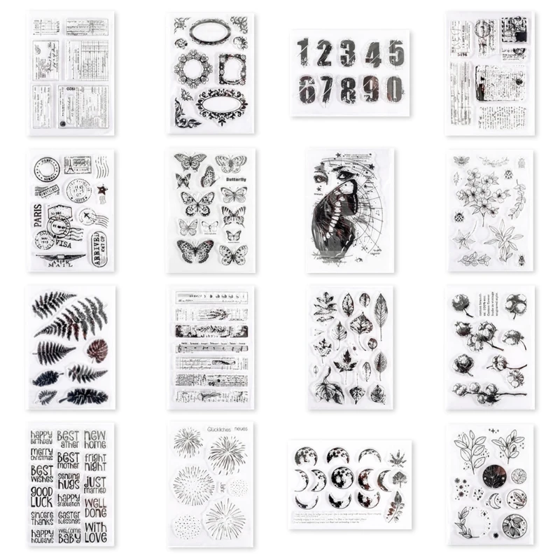 Blessing Clear Silicone Stamps Christmas Birthday Wedding Cards Making Supplies