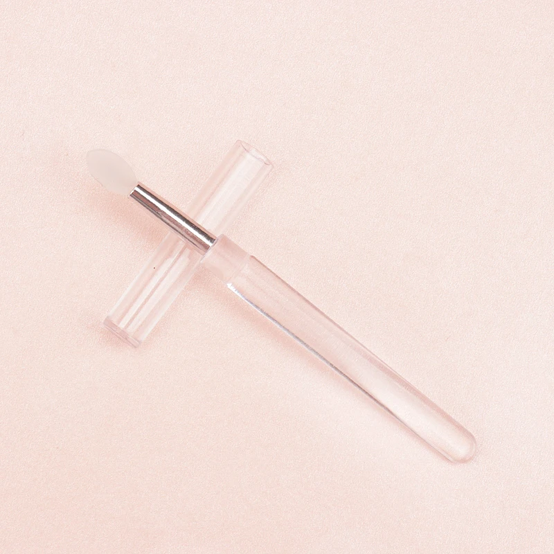Enhanced Product Title: 5-Piece Portable Silicone Lip Brush Set with Cover – Soft Multifunctional Lip Applicator and Makeup Tool
