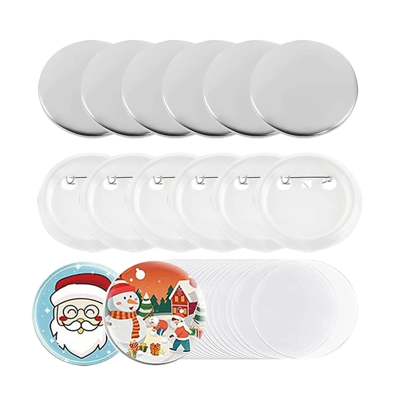 人気メーカー・ブランド 100pcs Blank 25/32/37/44/50 Parts Pin Maker Badge Button その他