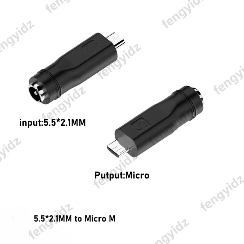 1개입 타입 C / 태블릿 마이크로 USB 2.0 - DC 5.5x2.1mm 전원 잭 어댑터 플러그 USB C - DC 5.5*2.1mm 전원 커넥터 어댑터 5V