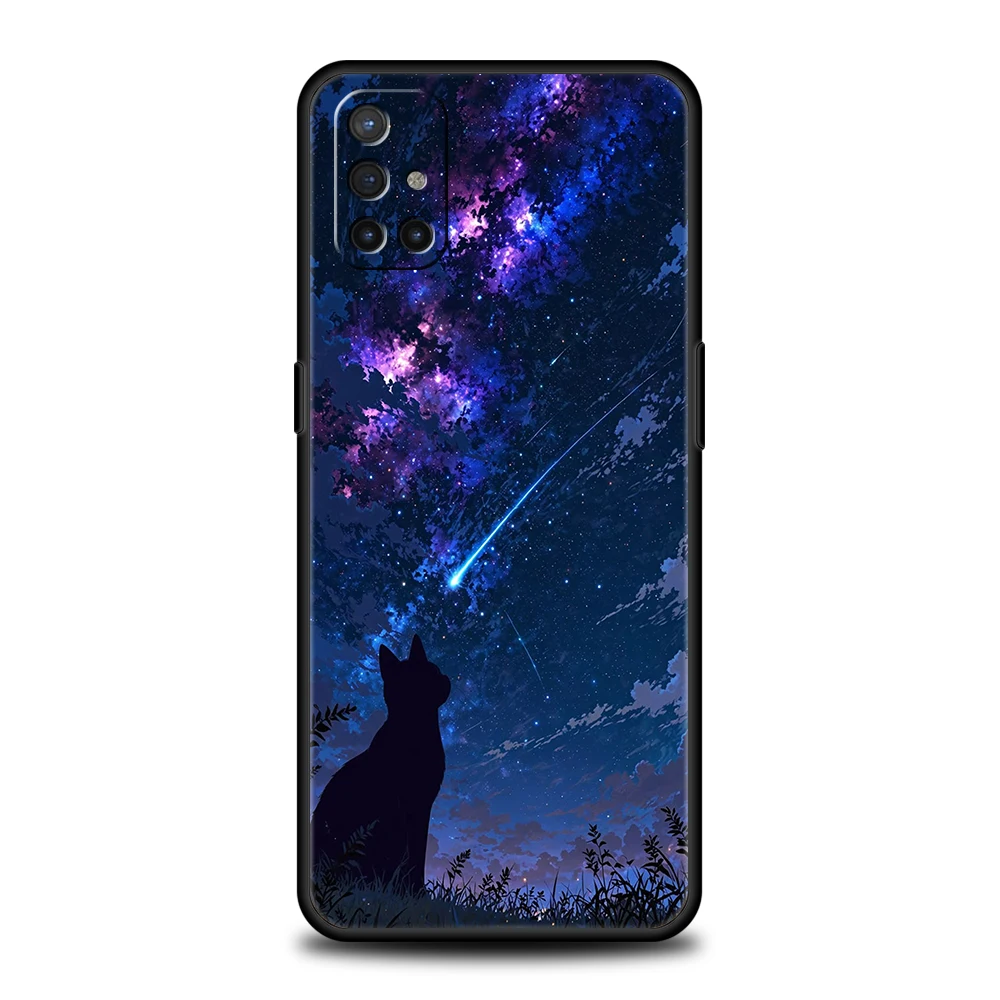 Van Gogh Starry Sky Cat Design Phone Case Cover
