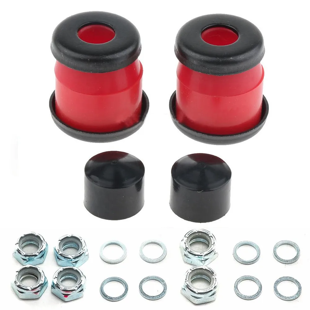 Cheap Top-quality Colorful Hardness 90A PU Shock Absorber Set Skateboard Vertex Double Rocker 5 Inches Bracket