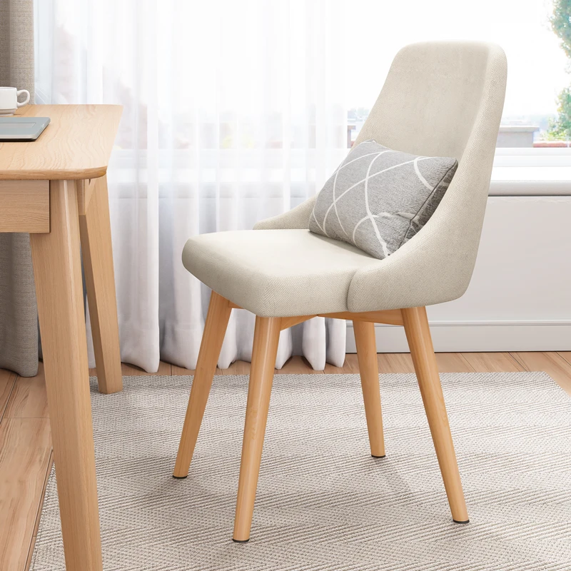 

Accent Ergonomic Chair Designer Floor Nordic Dressing Table Soft Game Makeup Chair Luxury Fabric Backrest Sillas Room Furniture