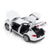 1:32 Tesla MODEL X Alloy Car Model Diecasts Metal Toy Vehicles Car Model Simulation Sound and Light Collection Gift A311 4
