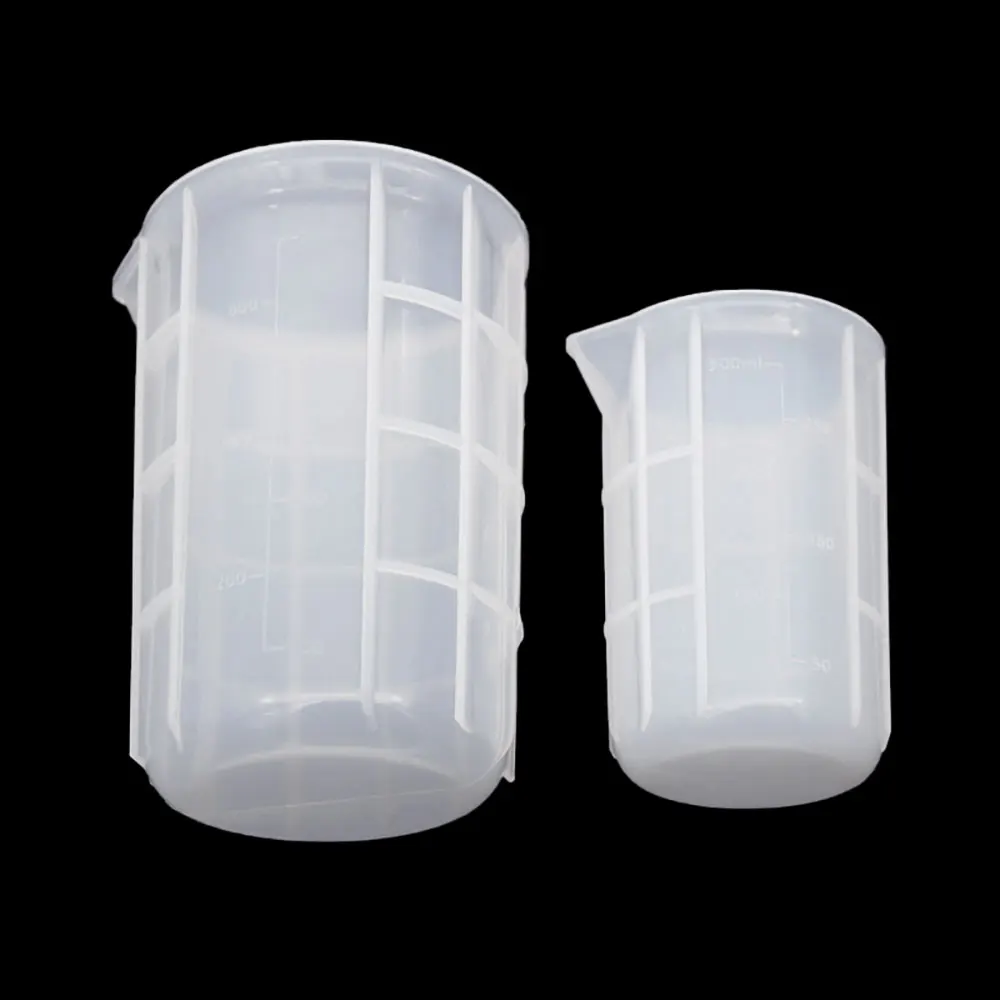 100/300/700ML Silicone Measuring Cup DIY Jewelry Making Tools Baking Tools Epoxy Resin Cup Mixed Silicone Measure Cup