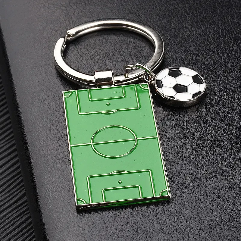 Football Party Toys Golden Globe Award Keychain Football Match Keychain Football Field