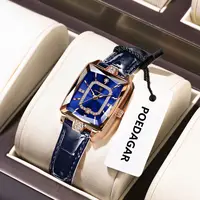 POEDAGAR Classic Luxury Women's Watches Waterproof Leather Date Fashion Woman Watch Elegant High Quality Quartz Women Wristwatch