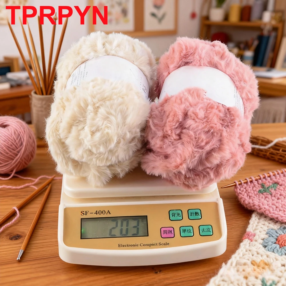 1Pc 100g Super Chunky Fur Yarn for Hand Knitting
