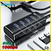 RSHTECH USB Hub 4 Ports 10Gbps Superspeed Data Transfer Extender with Individual Switches USB Splitter for Laptop PC Computers 1