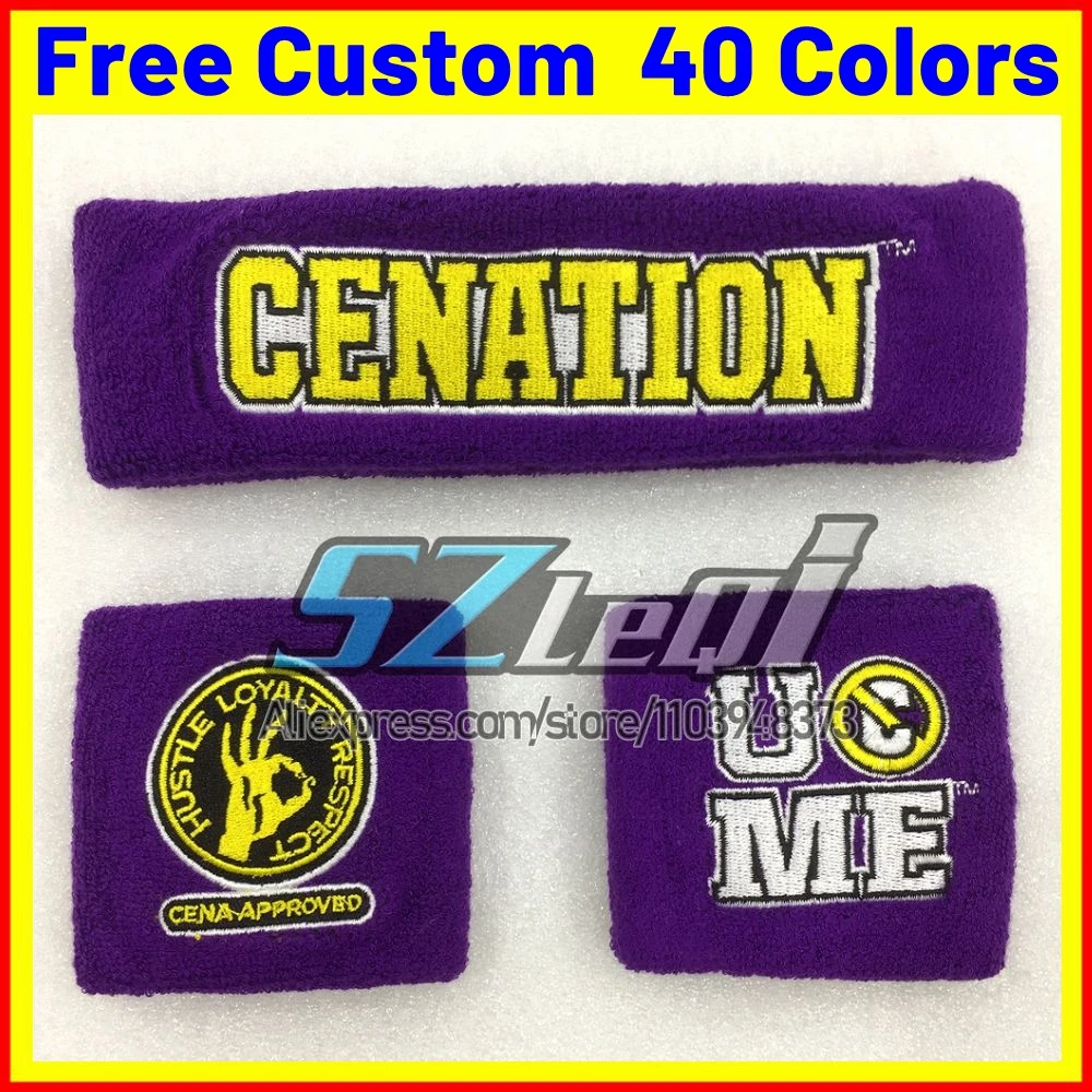 2024 Fitness Running Cycling Sweatband For JOHN CENA Sweat Headband Elastic Breathable Yoga Hair Bands Head Wrestling Sweat Band