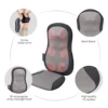 Car Massage Cushion Fast Shipment  Electric Heating Kneading Shiatsu Thai Massage Back Waist Massager 3D design Kneading Heads 2