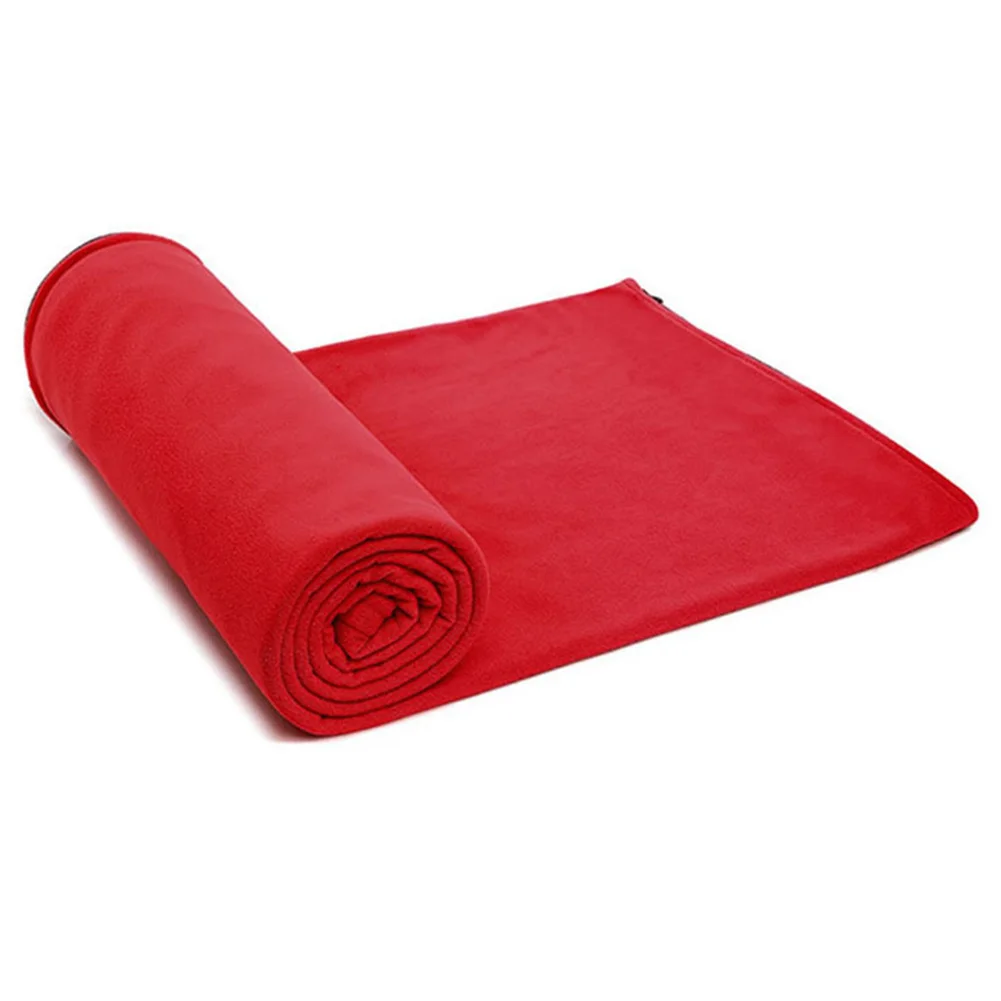 

Легкое одеяло для кемпинга, уличная Подушка, теплый мягкий флисовый спальный мешок, подкладка для пеших прогулок, рыбалки, взрослых, пикника, бега