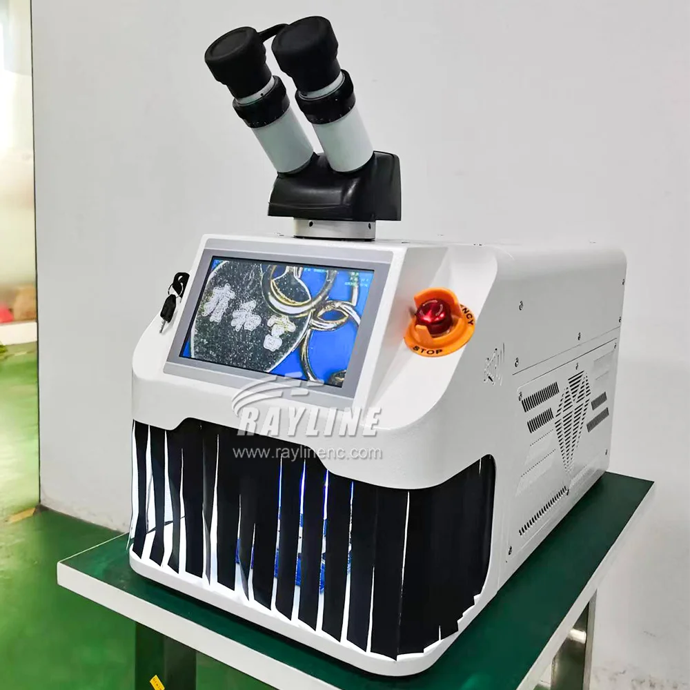 Jewelry Spot Welding Machine MINI Laser Soldering YAG Laser 60W 100W Touch Screen Control For Gold Silver Ring  Chain Bracelet 3