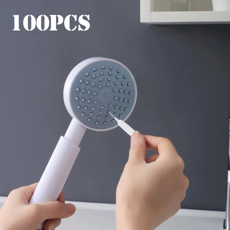 10/5x Shower Head Cleaning Brush Pore Gap Hole Anti-clogging Dredge Cleaner  Tool