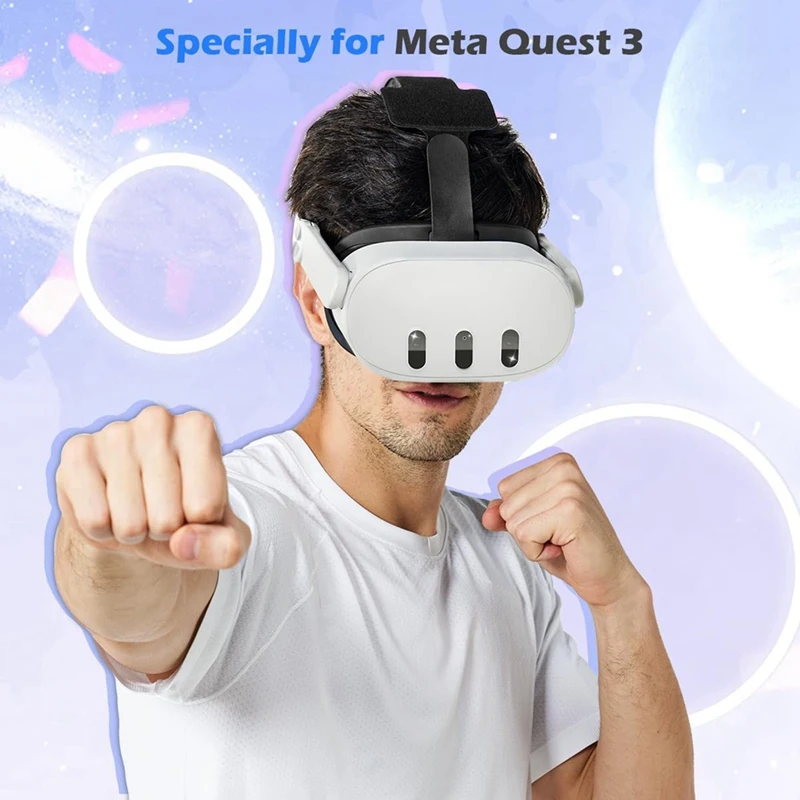 Interfaccia facciale e copertura per il viso per Meta Quest 3, sostituzione del cuscino in schiuma per interfaccia facciale per accessori Quest 3