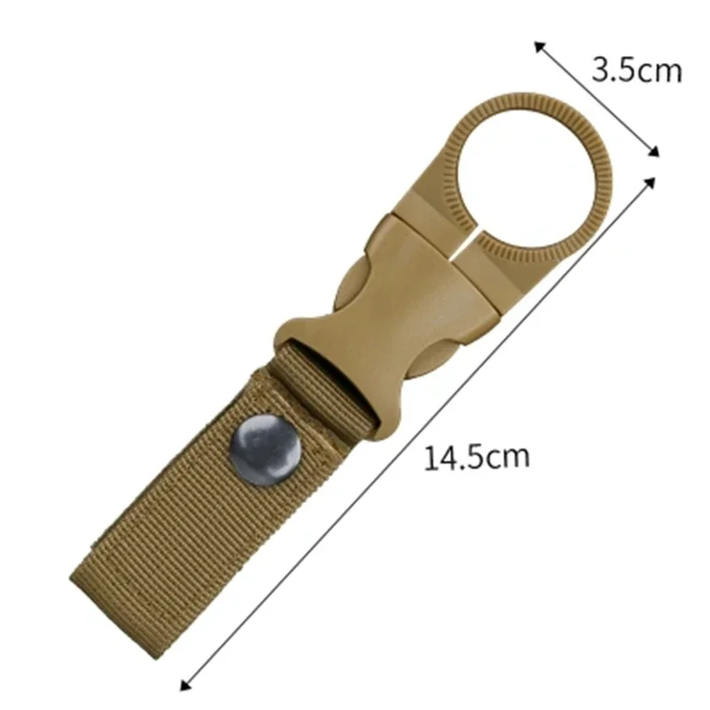 Outdoor Waterbottle buckle hook Nylon Webbing Buckle Hook Climb Carabiner Belt Backpack Hanger Camp Water Bottle Holder Clip
