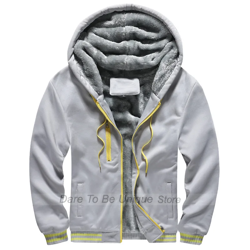 sweater hoodie New Men Hoodie Winter Thick Warm Fleece Zipper Men Hoodies Coat Casual Daily Sportwear Male Streetwear Hoodies Sweatshirts Man sweater hoodie