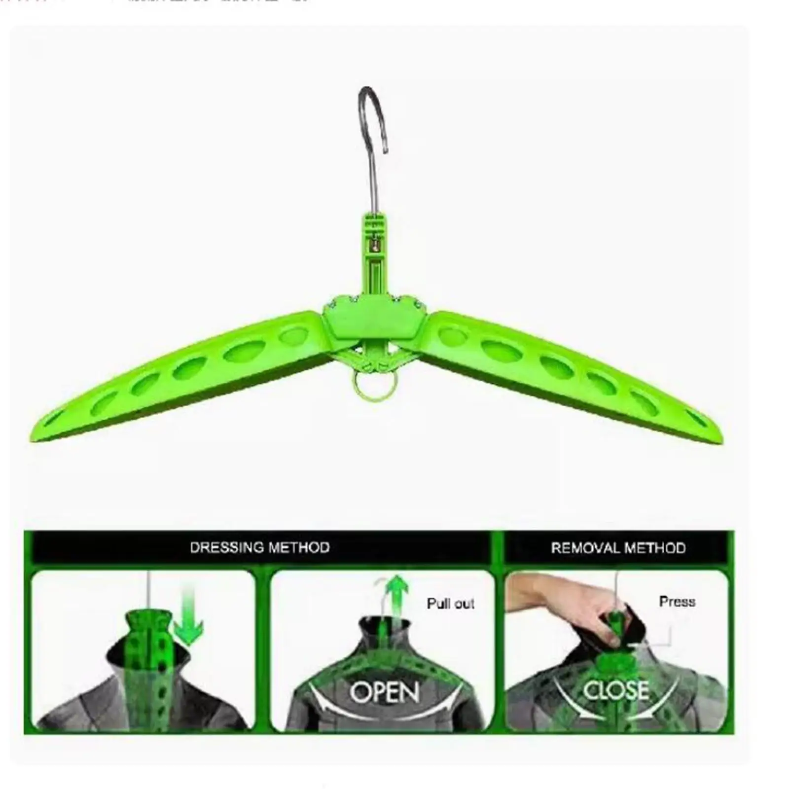 Wetsuit Hanger Fast Dry Wetsuit Display Hanger Scuba Foldable for BCD Snorkeling Dive Suit Surfing Gift for Surfer