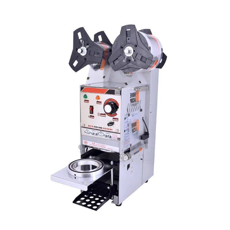 Cup Sealing Machine Cup Sealer Semi-automatic Plastic Commercial Boba 90/95MM Film Small Plastic Cup for Making Machine