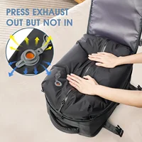 Vacuum Backpack Travel Bag for Men Large Capacity Backpack Business Laptop Backpack Women Men Expandable Backpack School Bag 4