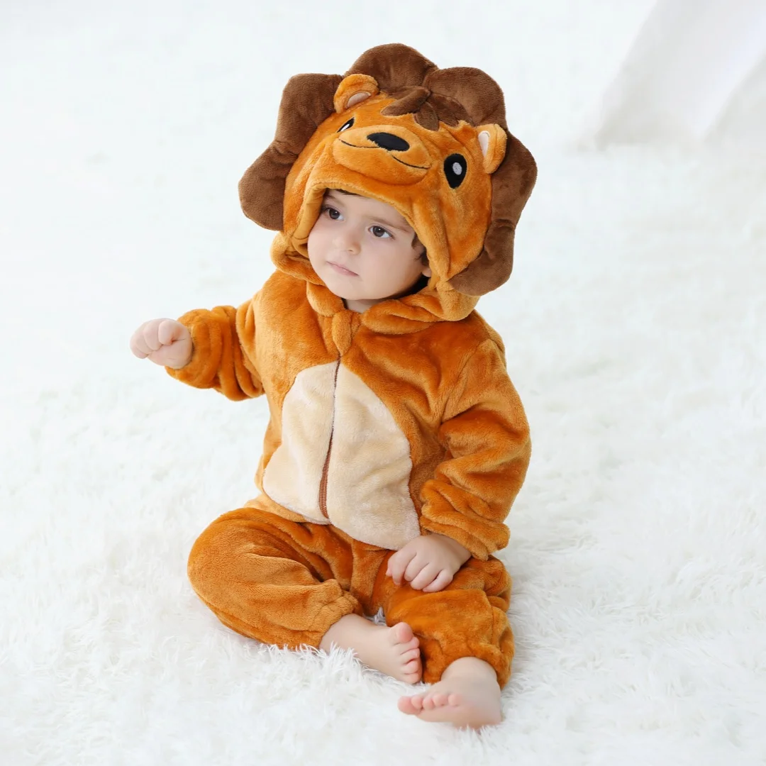Romper Brown Lion